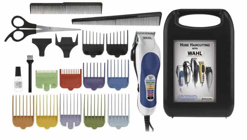 Here's what the Wahl Color Pro haircut kit includes.