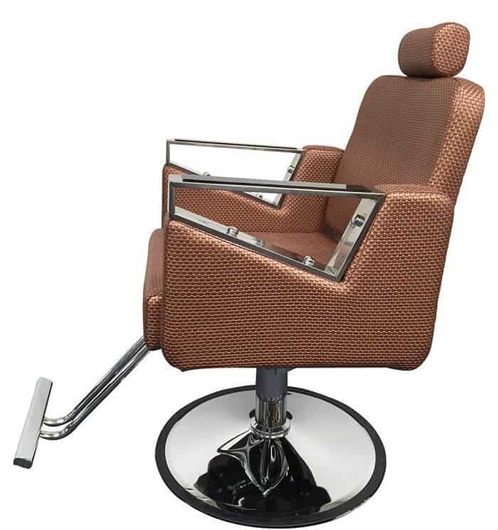 The best designed chair for barbers: D Salon's rose gold offer!