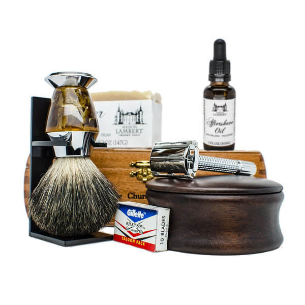 wet shaving travel kit